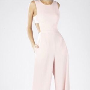 Express Light Pink Sleeveless Jumpsuit